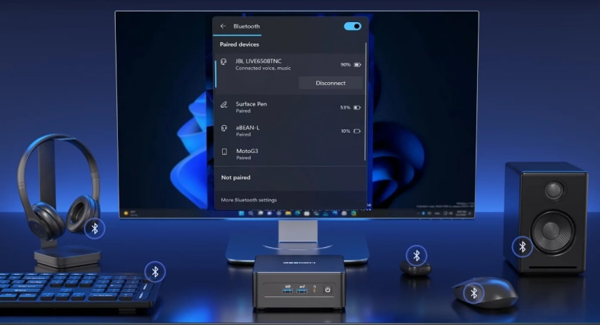 Bluetooth 5.4 — Cómo comprobar y actualizar tu dispositivo GEEKOM